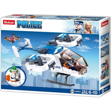 Sluban Police - Rendőrségi helikopter drónnal építőjáték készlet barkácsolás, építés