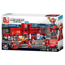 Sluban Racing Team – Formula 1 átalakítható piros csapatkamion barkácsolás, építés