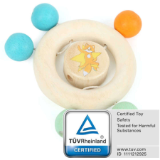 Small foot 10655 fa golyós pasztell csörgő róka csörgő