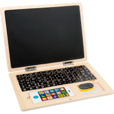 Small foot 11193 Fa laptop mágneses táblával mágneses betűk, számok készségfejlesztő