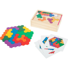 Small foot 11729 Hexagon fa puzzle oktató játék puzzle, kirakós