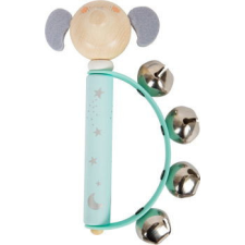 Small foot állatos kézi csörgő 1 db kék játékhangszer