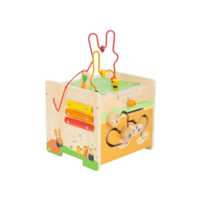Small foot Fa Activity Cube és golyóvezető - nyuszi kreatív és készségfejlesztő