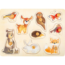 Small foot Fa puzzle Erdei állatok 9 db puzzle, kirakós