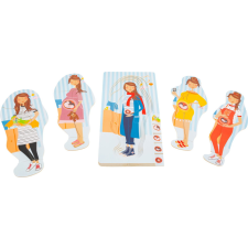Small foot Réteges puzzle várandósság 28 db puzzle, kirakós
