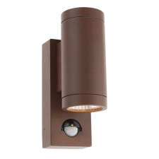 Smarter Kültéri lámpatest 2x3W, barna, érzékelővel kültéri világítás
