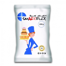 Smartflex Velvet kék fondant massza vanília ízesítéssel 250 g sütés és főzés