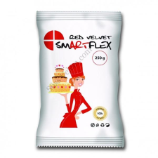 Smartflex Velvet piros fondant massza vanília ízesítéssel 250 g sütés és főzés