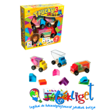 SmartGames Trükkös teher – Autós logikai játék autópálya és játékautó