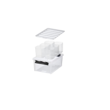 SMARTSTORE Classic 15 6 Rekeszes Tárolódoboz - Átlátszó (3507790) bútor