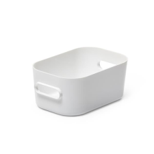 SMARTSTORE Mûanyag tárolódoboz, 0,6 liter, SMARTSTORE "Compact XS", fehér - CSDSMART01 (10410) bútor