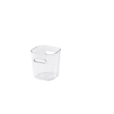 SMARTSTORE Műanyag tárolódoboz, 0,6 liter, "Compact Clear Mini", átlátszó (CSDSMART22) (CSDSMART22) bútor