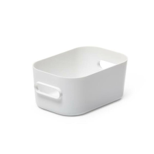 SMARTSTORE Műanyag tárolódoboz, 0,6 liter, SMARTSTORE Compact XS, fehér (CSDSMART01) bútor