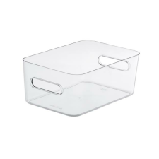 SMARTSTORE Műanyag tárolódoboz, 5,3 liter, SMARTSTORE "Compact Clear M", átlátszó bútor