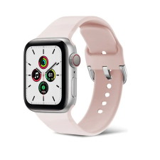 Smartwatcherz Apple Watch Csatos Szilikon Szíj - Rózsaszín, 40/41/42mm, M/L okosóra kellék