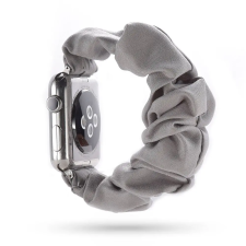 Smartwatcherz Apple Watch Frilly Szövet Szíj - Szürke, 44/45/46/49mm okosóra kellék