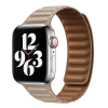 Smartwatcherz Apple Watch Mágneses Bőr Szíj - Khaki, 44/45/46/49mm