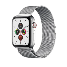 Smartwatcherz Apple Watch Milánói Szíj - Ezüst, 44/45/46/49mm okosóra kellék