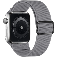 Smartwatcherz Apple Watch Rugalmas Szövet Szíj - Szürke, 40/41/42mm okosóra kellék