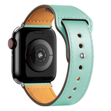 Smartwatcherz Apple Watch Simple Leather Bőr Szíj - Mint, 40/41/42mm okosóra kellék