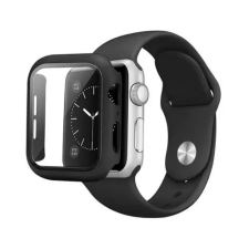 Smartwatcherz Apple Watch Szíj és Tok (Azonos Színben) - Fekete, 41mm, S/M okosóra kellék