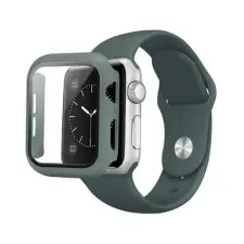 Smartwatcherz Apple Watch Szíj és Tok (Azonos Színben) - Fenyő zöld, 40mm, S/M okosóra kellék