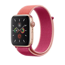Smartwatcherz Apple Watch Szövet Szíj - Gránátalma, 42/44/45/46/49mm okosóra kellék
