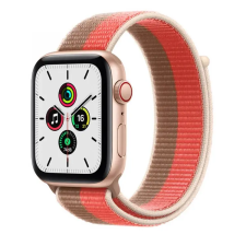Smartwatcherz Apple Watch Szövet Szíj - Pomelopink - Drapp, 42/44/45/46/49mm okosóra kellék