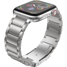Smartwatcherz Apple Watch Titán Fémszíj - Ezüst, 40/41/42mm okosóra kellék