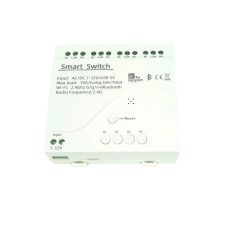 SmartWise 85V-250V AC négy áramkörös Wi-Fi+Bluetooth NO/NC okosrelé okos kiegészítő