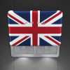 Smeg KFAB75UJ Union Jack fali páraelszívó 75cm