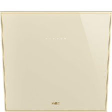 Smeg KV26P Colonial fali döntött páraelszívó 60cm bézs üveg arany szerigráfiával páraelszívó