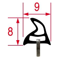 Smeg SÜTŐAJTÓ TÖMÍTÉS 350x280 mm SMEG 754 beépíthető gépek kiegészítői