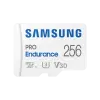 SMG PCC SAMSUNG Memóriakártya, PRO Endurance microSD kártya 256 GB, CLASS 10, UHS-I (SDR104), + SD Adapter, R100/W40