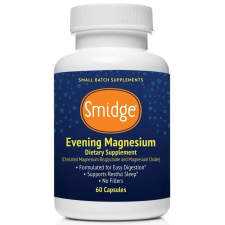 Smidge Evening Magnesium, Magnesium Bisglycinate, 60 Növényi kapszula  Étrend-kiegészítő vitamin és táplálékkiegészítő