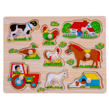 Smily Play Farm - 9 darabos fa kirakós (SPW83598) puzzle, kirakós