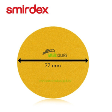 SMIRDEX Smirdex 77mm lyuknélküli körpapír (P120) autóápoló eszköz