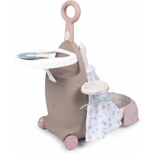 Smoby Baby Nurse: 3 az1-ben babacenter húzós bőröndben (7600220374) játékbaba felszerelés