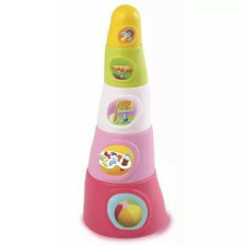 Smoby: Cotoons Happy Tower toronyépítő játék - pink készségfejlesztő