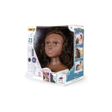 Smoby My Beauty Fodrász babafej - barna (320318) szépségszalon