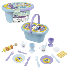 Smoby Stitch 19 részes piknik kosár ebédkészlet (7600312510) konyhakészlet