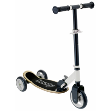 Smoby Wooden Háromkerekű roller - Fekete/Fehér (750908) roller