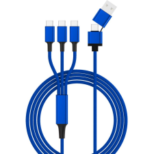 Smrter Hydra TRIO Ladekabel, Typ USB-C, OTG, 120cm, blue retail (SMRTER_TRIO_C_NB) kábel és adapter