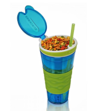 Snackeez 2in1 pohár és nasi tartó szívószállal és fedéllel (BBM) babaétkészlet