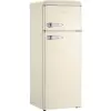 Snaigé AKCIÓ FR24SM RETRO felülfagyasztós bézs hűtőszekrény, LOW FROST, 147,5x56x63cm, 209 l, LED, E energiaosztály, +3 év alkatrészgarancia!