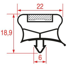  SNAP-IN TÖMÍTÉS 682x423 mm beépíthető gépek kiegészítői
