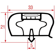  SNAP-IN TÖMÍTÉS 805x452 mm beépíthető gépek kiegészítői