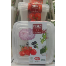 SNIPS műanyag SNIPS FRESH tároló 15x15x8,5cm, műanyag, 1l, 3db konyhai eszköz