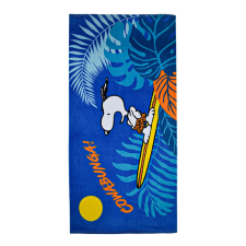 Snoopy Cowabunga fürdőlepedő, strand törölköző 70x140cm lakástextília