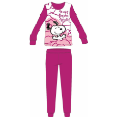  Snoopy női vékony pamut pizsama - jersey pizsama - pink
